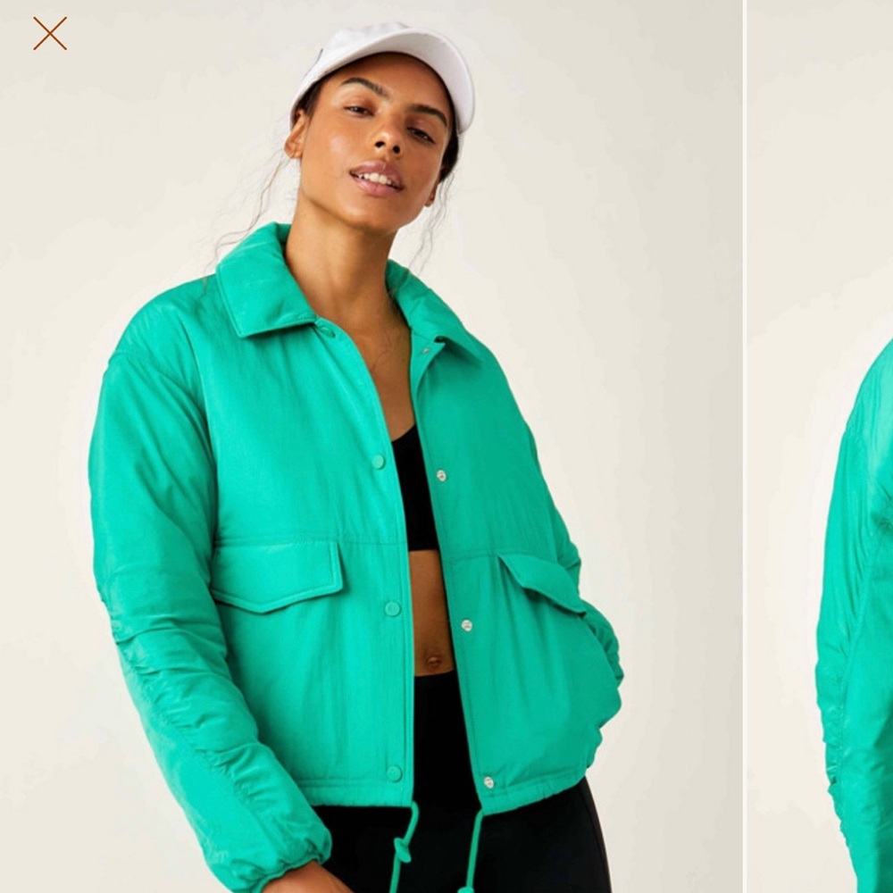 Bleachers jacket free people green